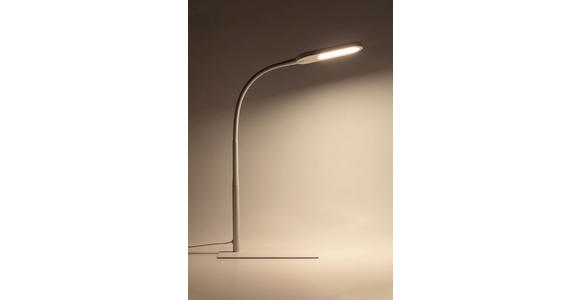 LED-TISCHLEUCHTE 37,5/15/43,5 cm   - Weiß, Basics, Kunststoff/Metall (37,5/15/43,5cm) - Novel