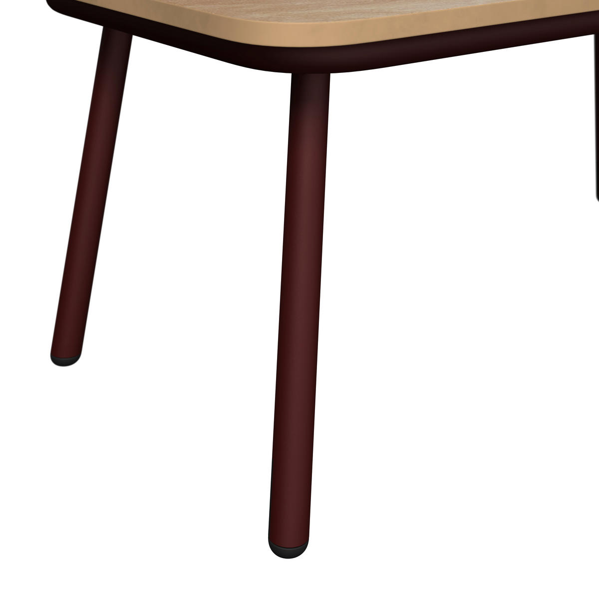 Set Lounge 4 piese  255/165 cm   - crem/roșu burgund, Modern, plastic/metal (255/165cm) - Ambia Garden