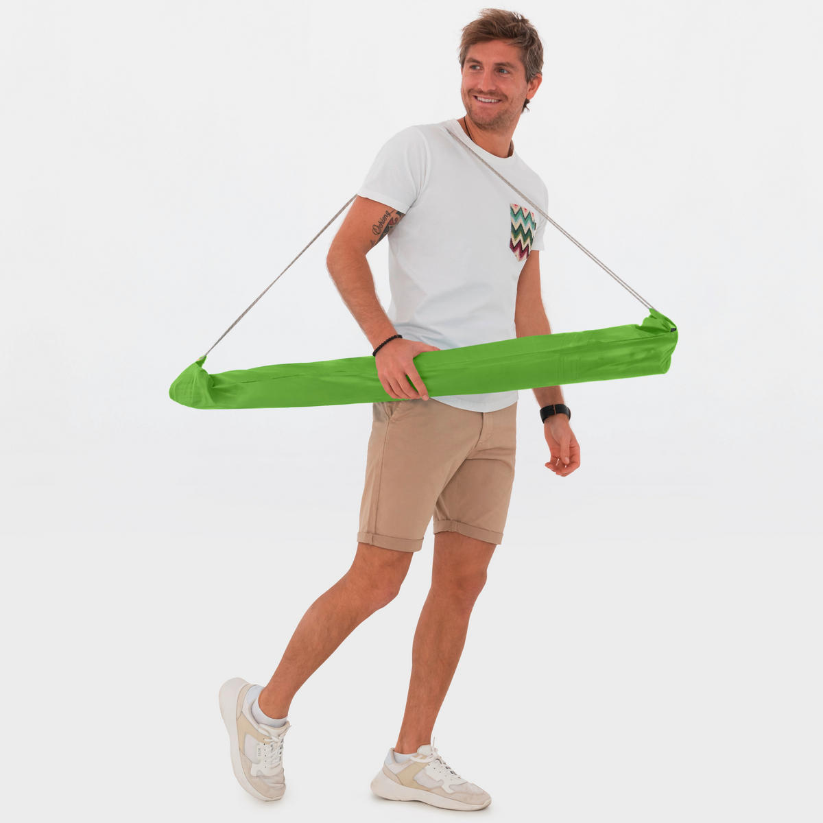 NAPERNYŐ  200/238 cm  - világoszöld/antracit, Konventionell, textil/fém (200/238cm)