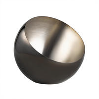 SCHALE SPHERE   - Seidengrau, Basics, Metall (24/24/21cm)