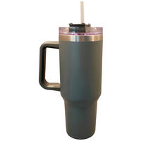 THERMOBECHER 1.2 l  - Dunkelgrau, Trend, Kunststoff/Metall (10/26.5cm) - Homeware Profession.