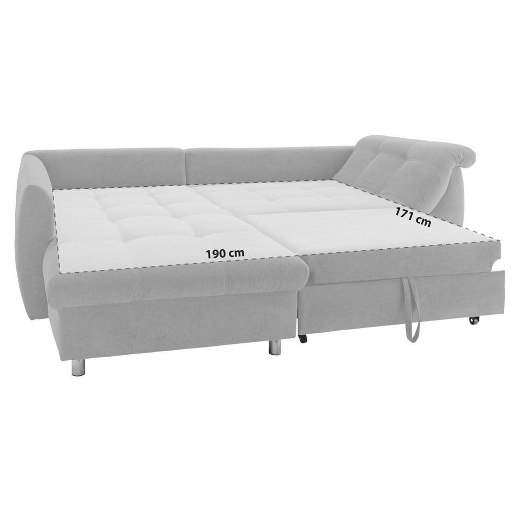 Thumbnail - Livetastic Ecksofa, Rot, Textil, Uni, 3-Sitzer, Füllung: Schaumstoff, L-Form, 250x190 cm, Made in EU, Wohnzimmer, Sofas ...