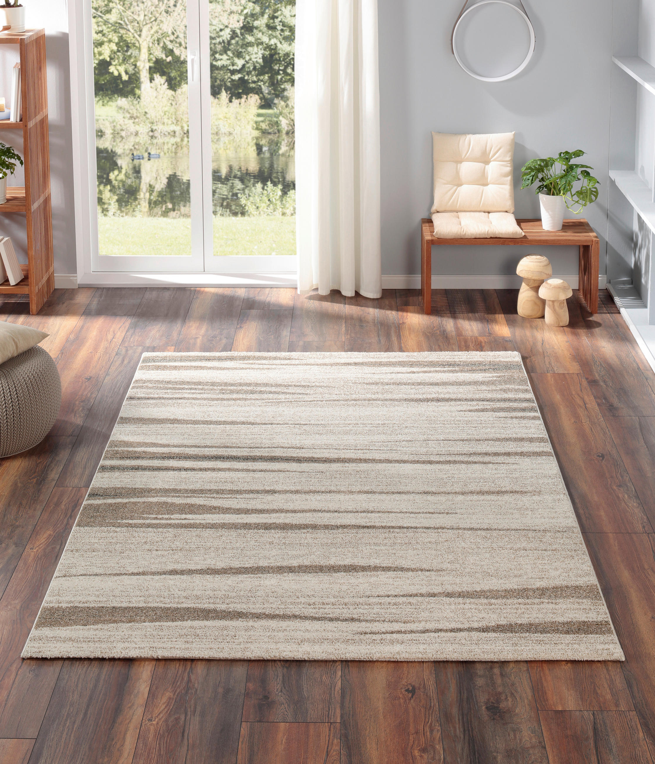 WEBTEPPICH 160/230 cm Beige, Creme  - Beige/Creme, Design, Textil (160/230cm) - Novel