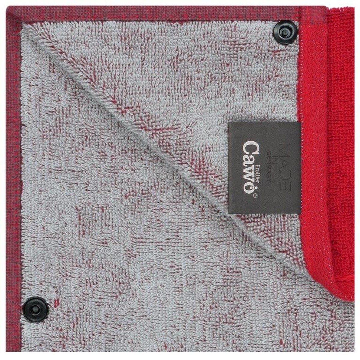RUČNIK ZA TUŠIRANJE 130/50 cm  siva, crvena   Fitnesstuch  - siva/crvena, Konvencionalno, tekstil (130/50cm) - Cawoe
