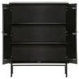 HIGHBOARD  in 100/120/42 cm  - Schwarz, LIFESTYLE, Holz/Metall (100/120/42cm) - Landscape
