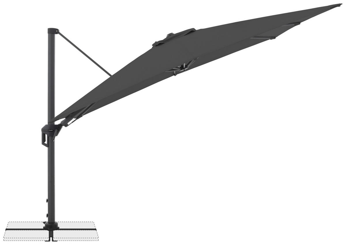 AMPELSCHIRM Anthrazit  - Anthrazit/Schwarz, Basics, Textil/Metall (310/210cm) - Doppler