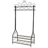 KLEIDERSTÄNDER in Schwarz   - Schwarz, Design, Metall (41/92/173cm) - MID.YOU