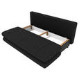 SCHLAFSOFA  in Mikrofaser Anthrazit  - Anthrazit/Schwarz, KONVENTIONELL, Kunststoff/Textil (212/93/90cm) - Carryhome