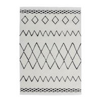 TEPPICH Wohnzimmer 160/230 cm Agadir 310 Schwarz Schwarz rechteckig  - Schwarz, KONVENTIONELL, Textil (160/230cm) - Kayoom