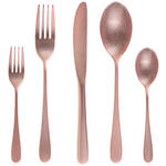 BESTECKSET Glam Chic 30-teilig Edelstahl  - Goldfarben/Rosa, Design, Metall - Homeware Profession.