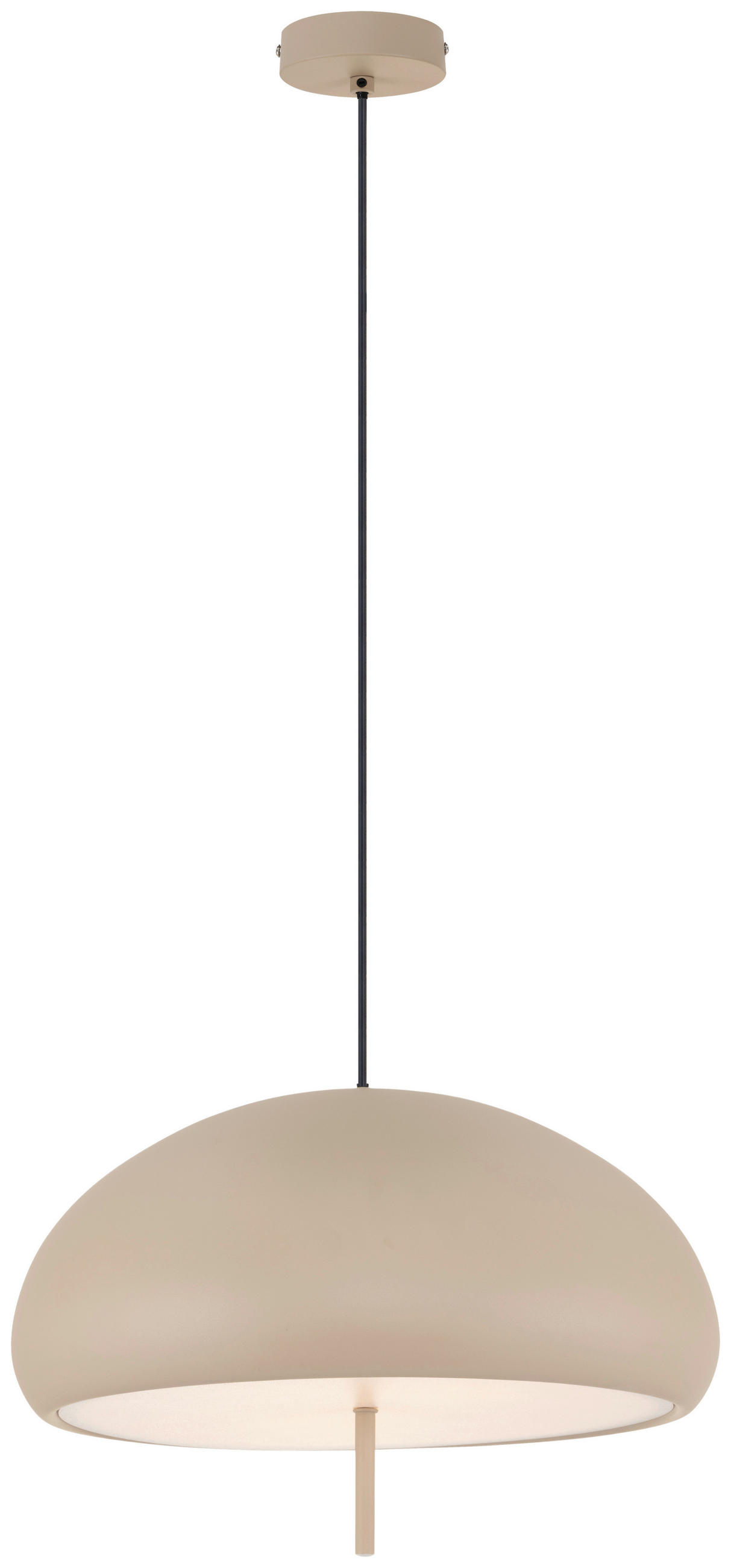 HÄNGELEUCHTE 40/120 cm   - Beige, Design, Kunststoff/Metall (40/120cm) - Collet's Monde