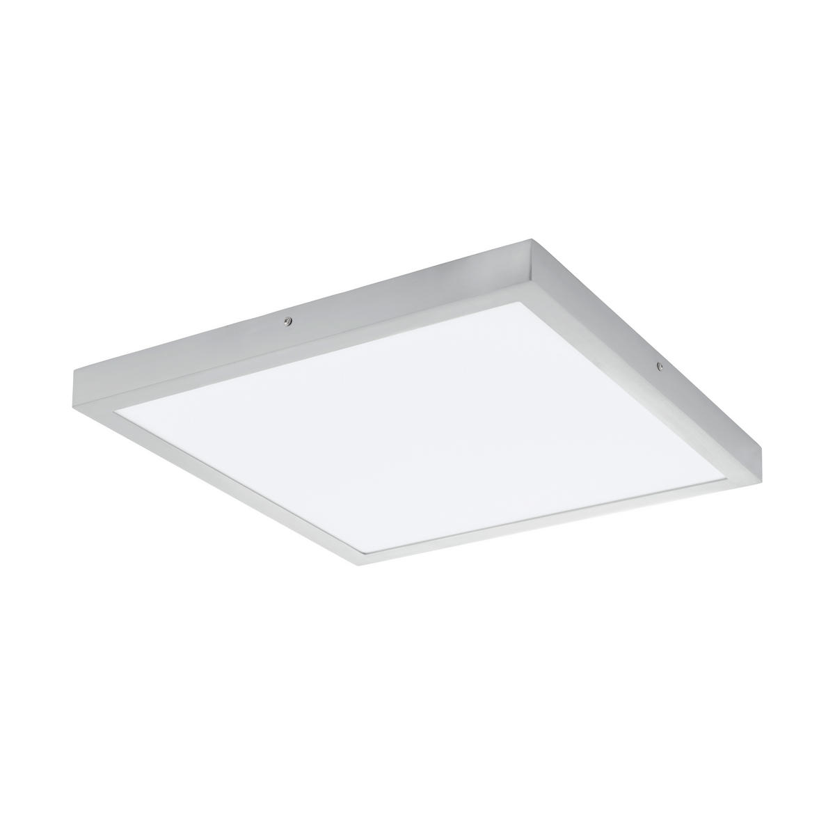 AUFBAULEUCHTE - Weiss/Silberfarben, Konventionell, Kunststoff/Metall (50/50/3cm) - Eglo