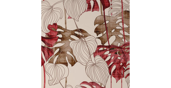 BETTWÄSCHE CUBY Satin 140/200 cm  - Bordeaux, KONVENTIONELL, Textil (140/200cm) - Novel