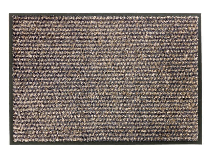 FUSSMATTE - Taupe/Anthrazit, Konventionell, Textil (50/70cm) - Schöner Wohnen Teppi
