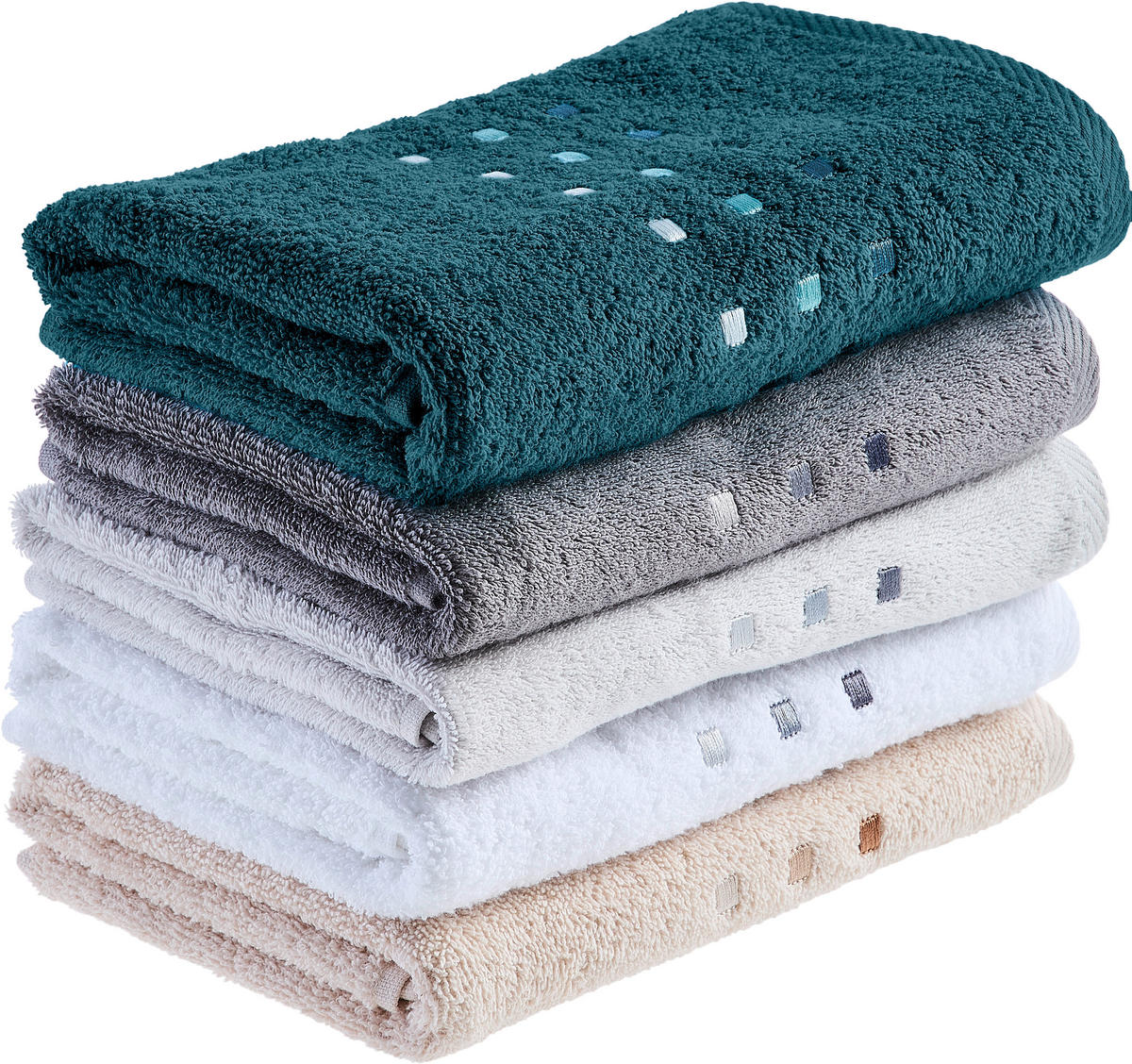 HANDTUCH Quattro Beige  - Beige, Basics, Textil (50/100cm) - Esposa