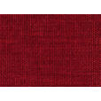 ECKSOFA in Chenille Rot  224/305 cm  - Rot/Schwarz, Design, Textil/Metall (224/305cm) - Dieter Knoll