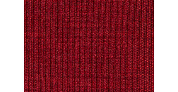 ECKSOFA in Chenille Rot  224/305 cm  - Rot/Schwarz, Design, Textil/Metall (224/305cm) - Dieter Knoll