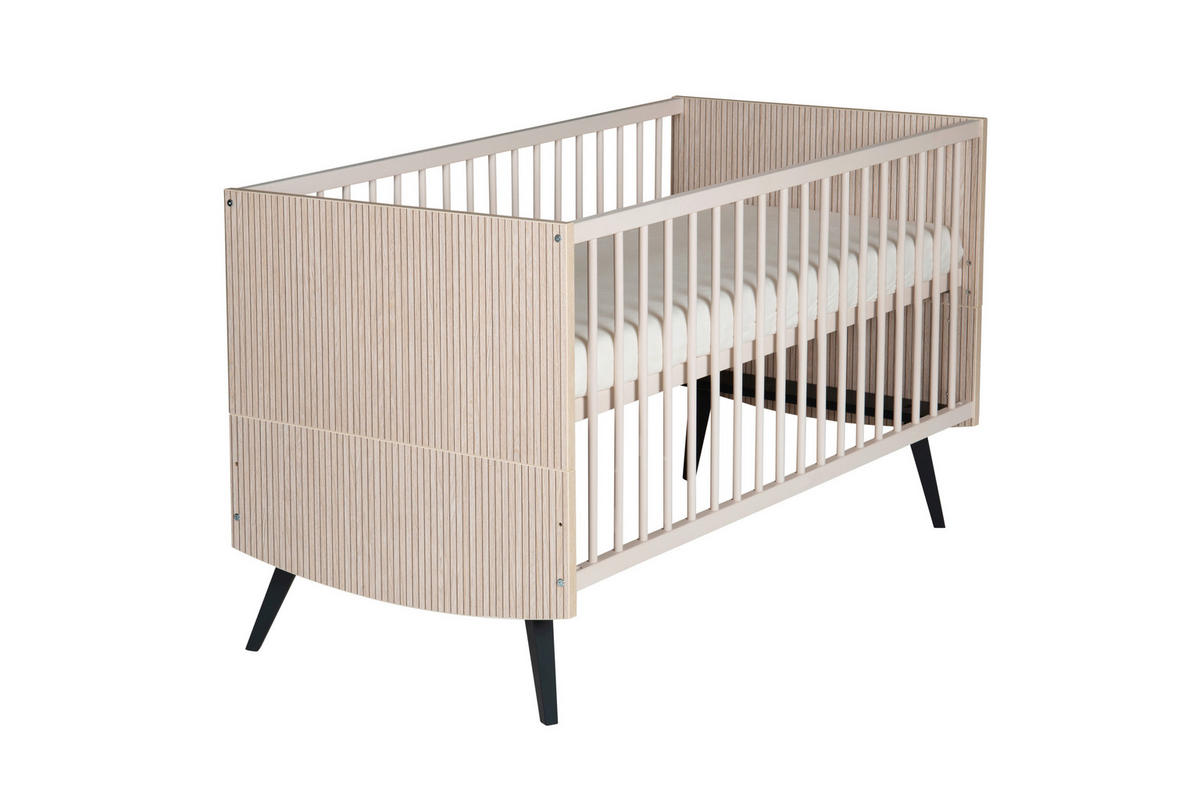 BABYZIMMER  - Beige/Schwarz, Basics, Holz/Holzwerkstoff - Schardt