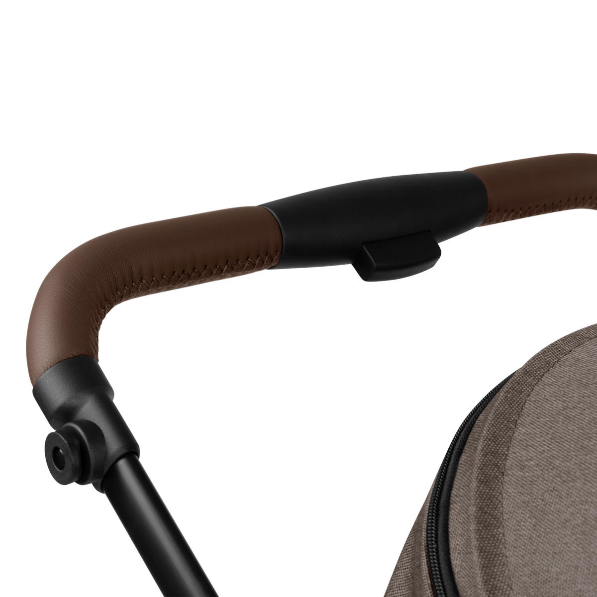 KINDERWAGENSET  Salsa 5 Air All in One Set + Isofix Base Root  Nature  - Graubraun/Schwarz, Basics, Textil/Metall (63/118/95.5cm) - ABC Design