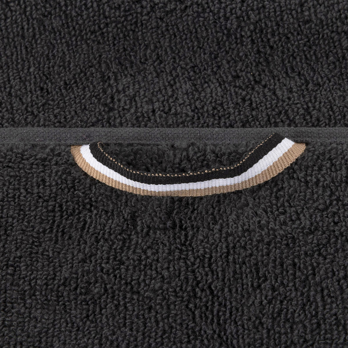 HANDTUCHSET MLOGO Dunkelgrau  - Dunkelgrau, Design, Textil (50/100cm) - Hugo Boss