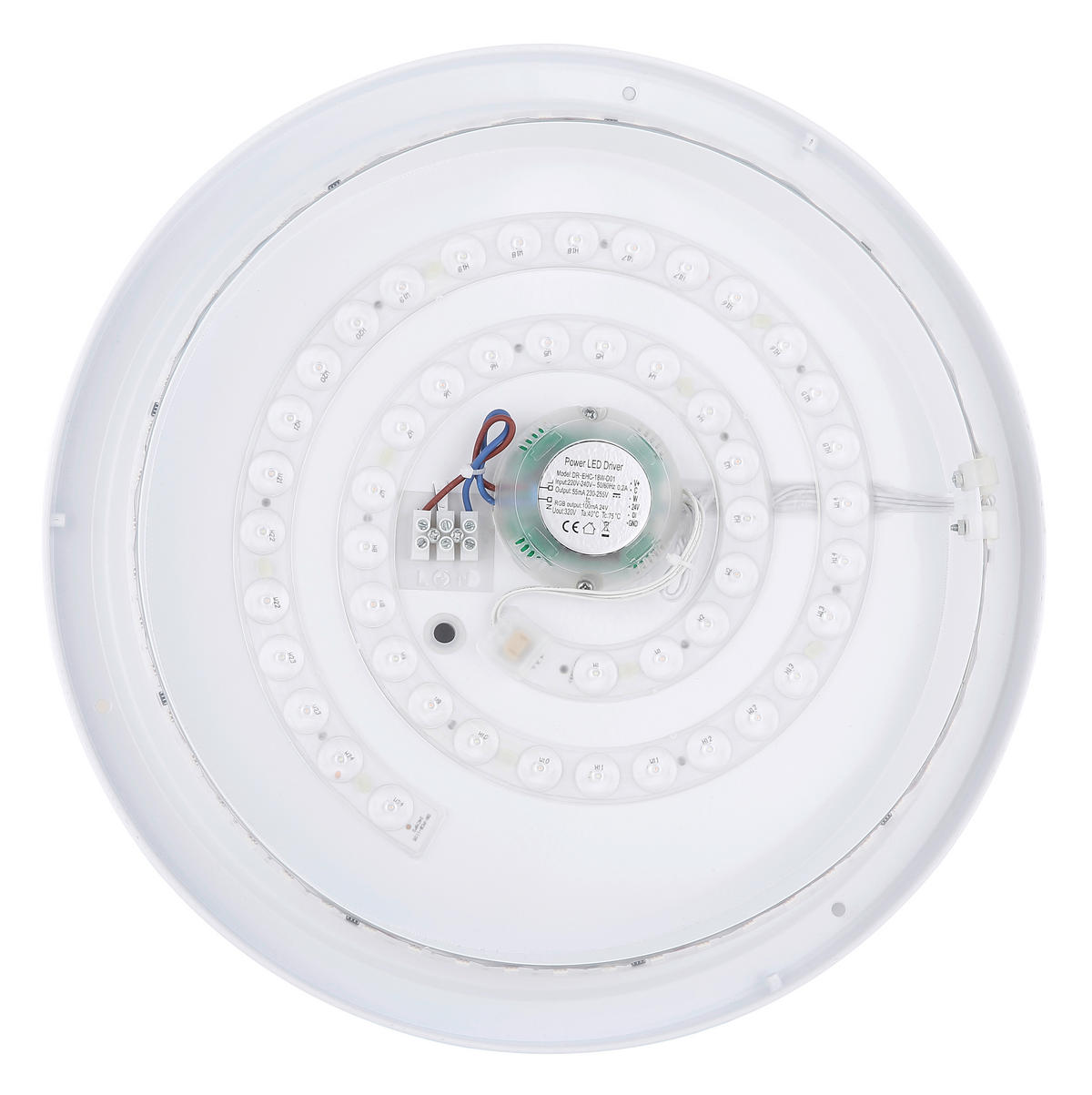 LED SVJETILJKA STROPNA BURRO  - bijela/opalna, Design, metal/plastika (39/8cm)