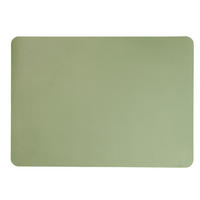 TISCHSET Vegan Kunststoff Hellgrün 46/33 cm  - Hellgrün, KONVENTIONELL, Kunststoff (46/33cm) - ASA