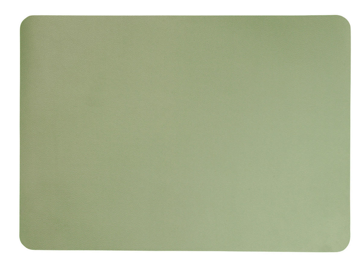 TISCHSET Vegan Kunststoff Hellgrün 46/33 cm  - Hellgrün, KONVENTIONELL, Kunststoff (46/33cm) - ASA