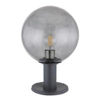 SOCKELLEUCHTE 25/38 cm   - Anthrazit, Basics, Glas/Metall (25/38cm) - Globo