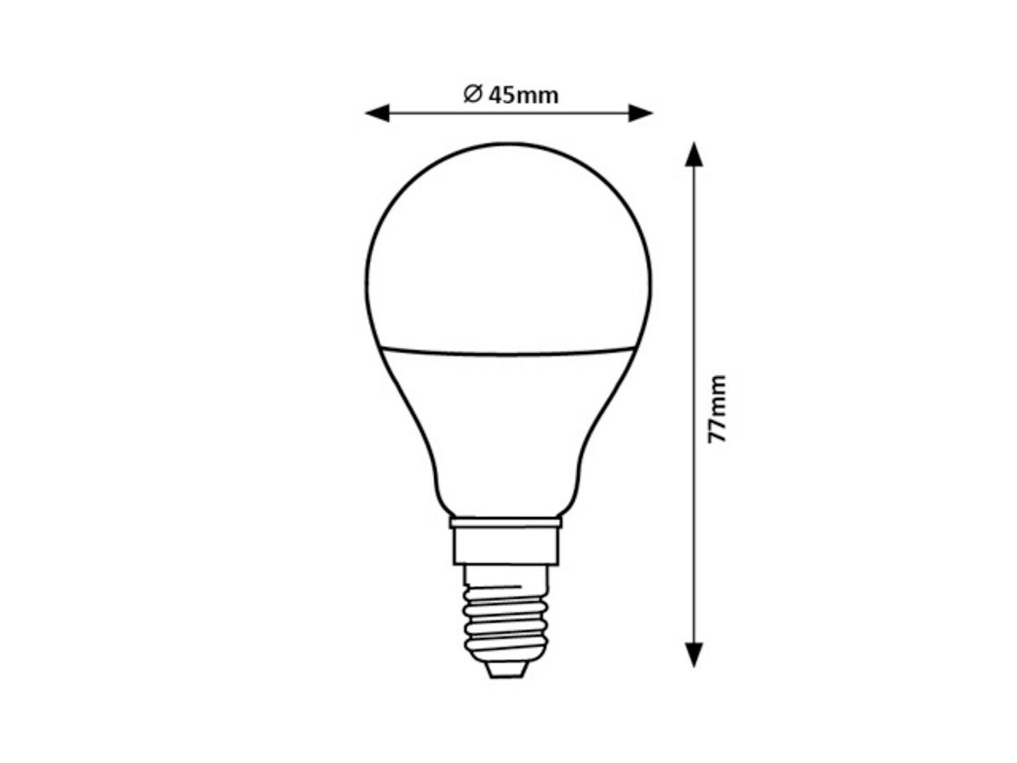 LED SIJALICA - bela, Osnovno, plastika (4.5/7.7cm)
