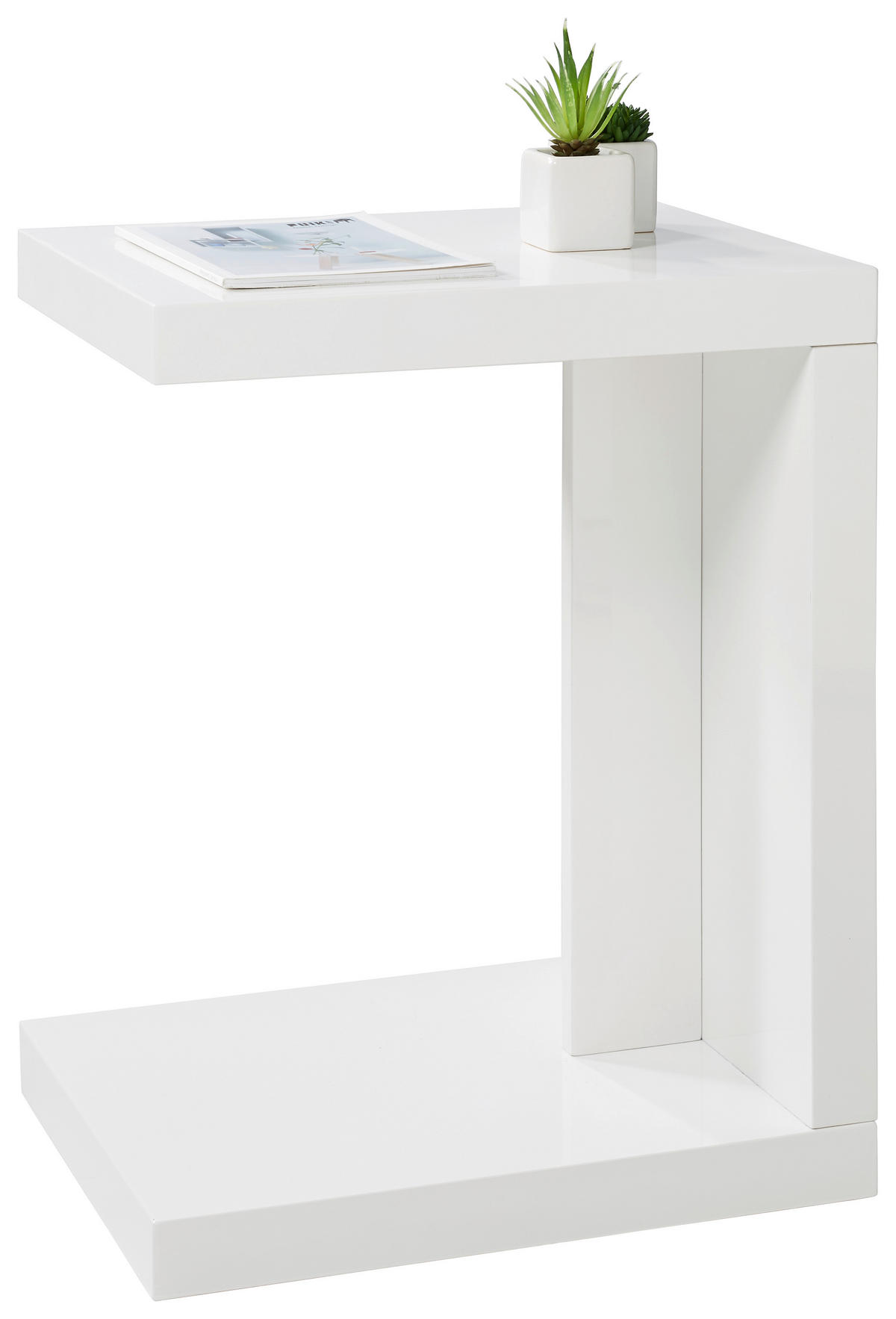 BEISTELLTISCH in Holzwerkstoff 40/30/50 cm  - Weiss, Design, Holzwerkstoff (40/30/50cm) - Xora