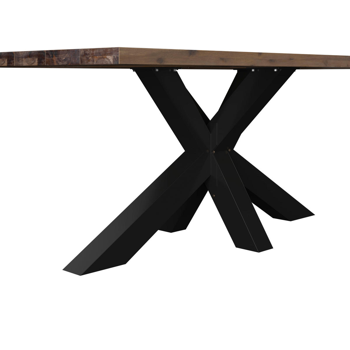 GARTENTISCH  - Akaziefarben, MODERN, Holz/Metall (180/76/100cm) - Ambia Garden