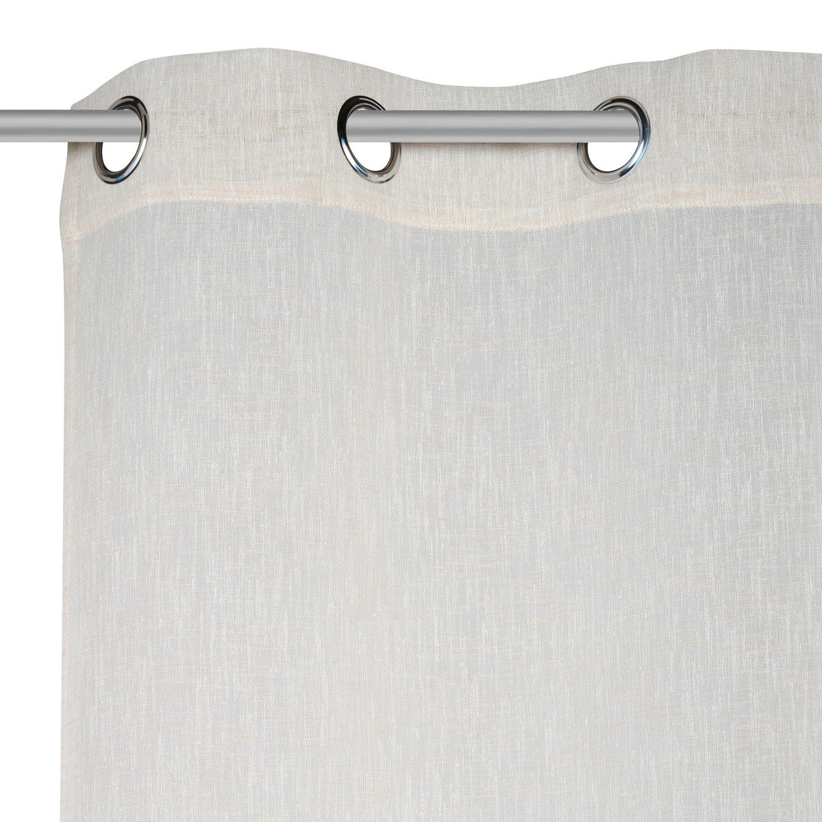 ÖSENSCHAL halbtransparent 140/245 cm   - Beige, Basics, Textil (140/245cm) - Esposa