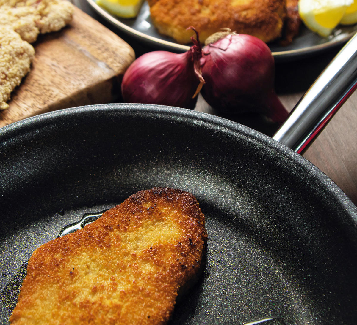 BRATPFANNE VULCANO ILAG®-Antihaftbeschichtung  - Silberfarben, Basics, Metall (32/4,5cm) - Spring