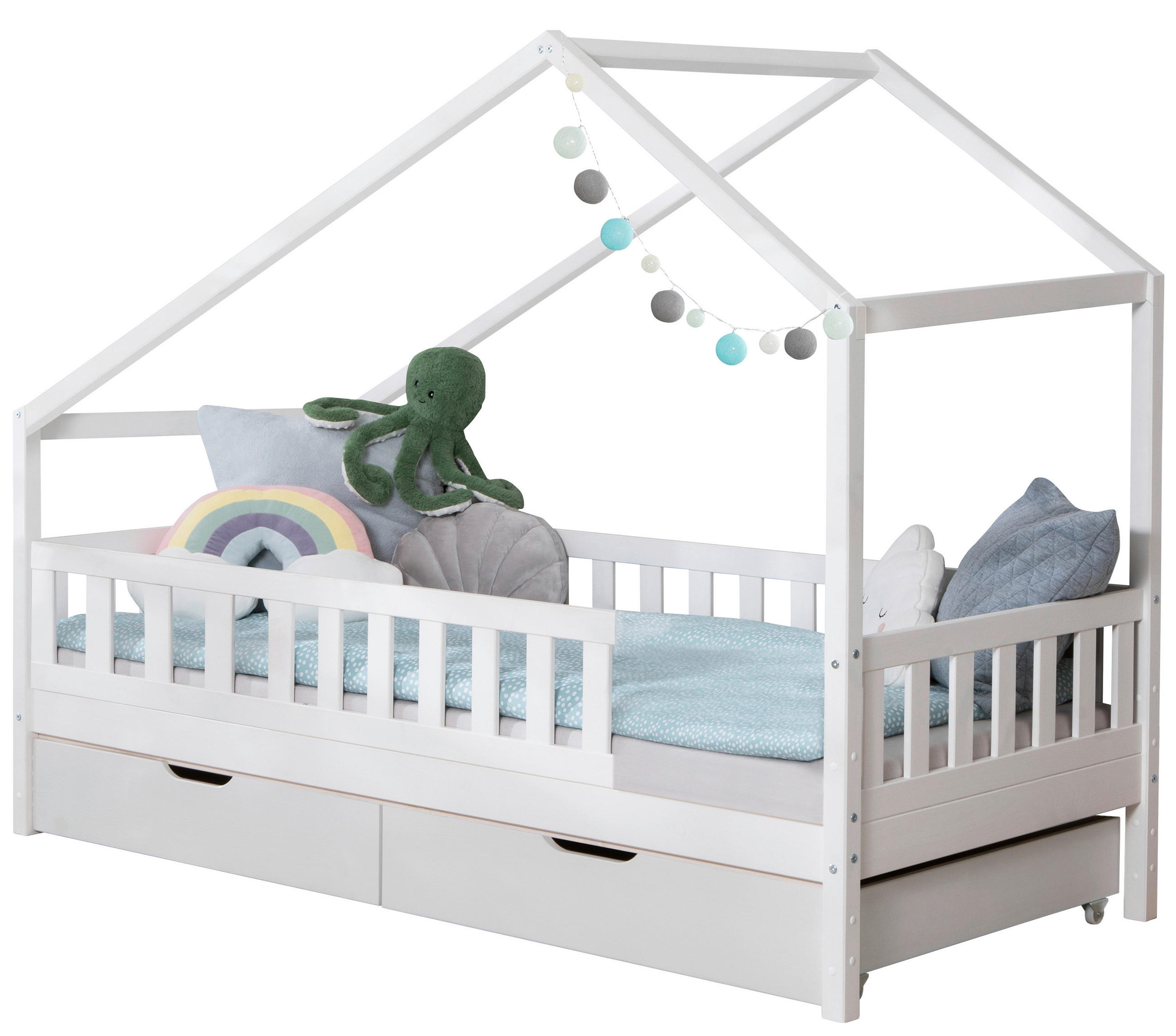 MID.YOU DOMČEKOVÁ POSTEĽ, 90/200 cm biela