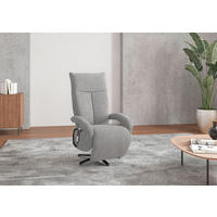 SESSEL in Flachgewebe Hellgrau  - Hellgrau/Schwarz, Konventionell, Textil/Metall (74/112/82cm) - Sit & More