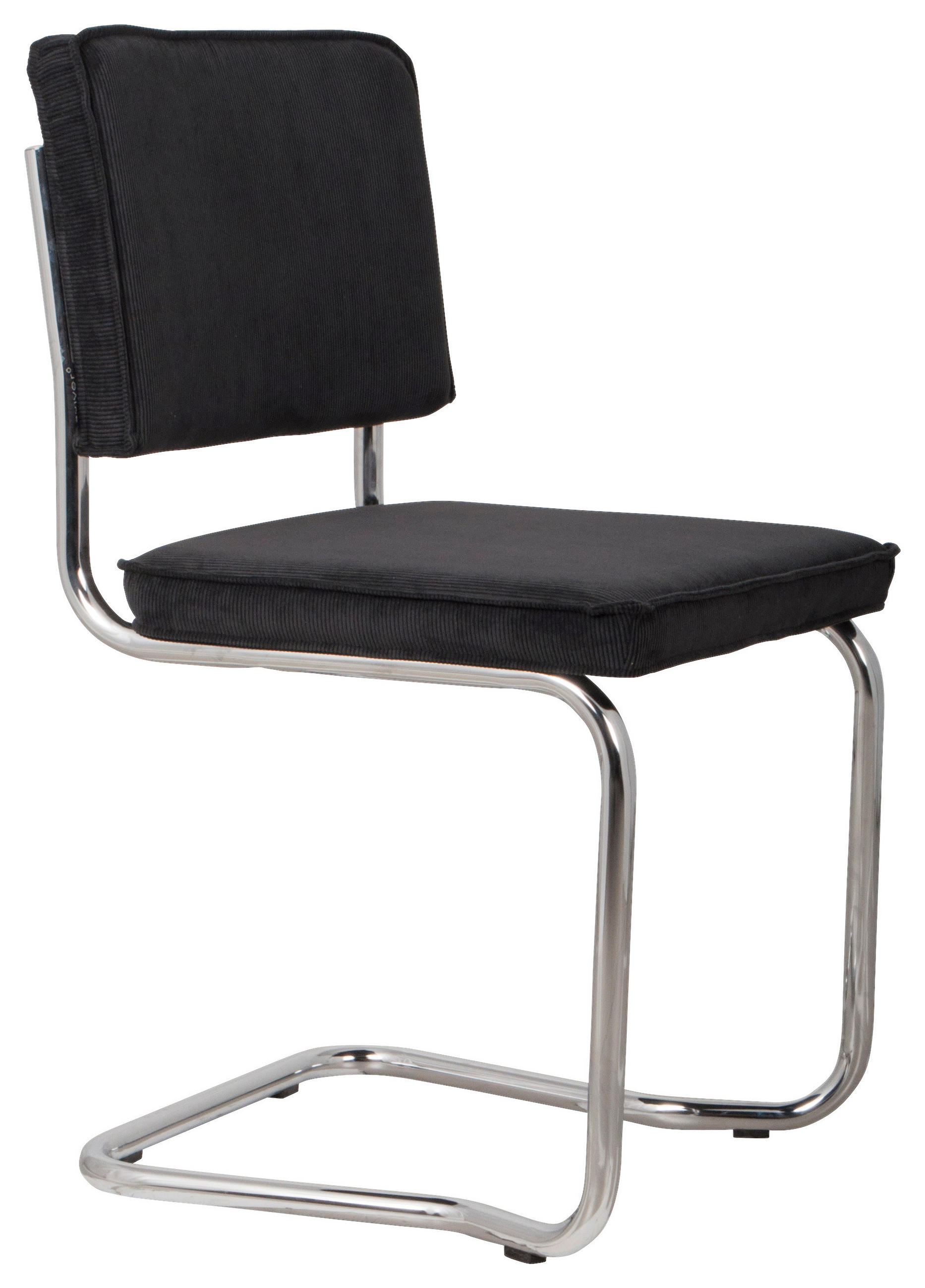 STUHL - Schwarz, Design, Textil/Metall (48/85/50cm) - Carryhome