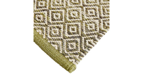 LÄUFER 80/200 cm Jupiter  - Grün, Natur, Textil (80/200cm) - Linea Natura