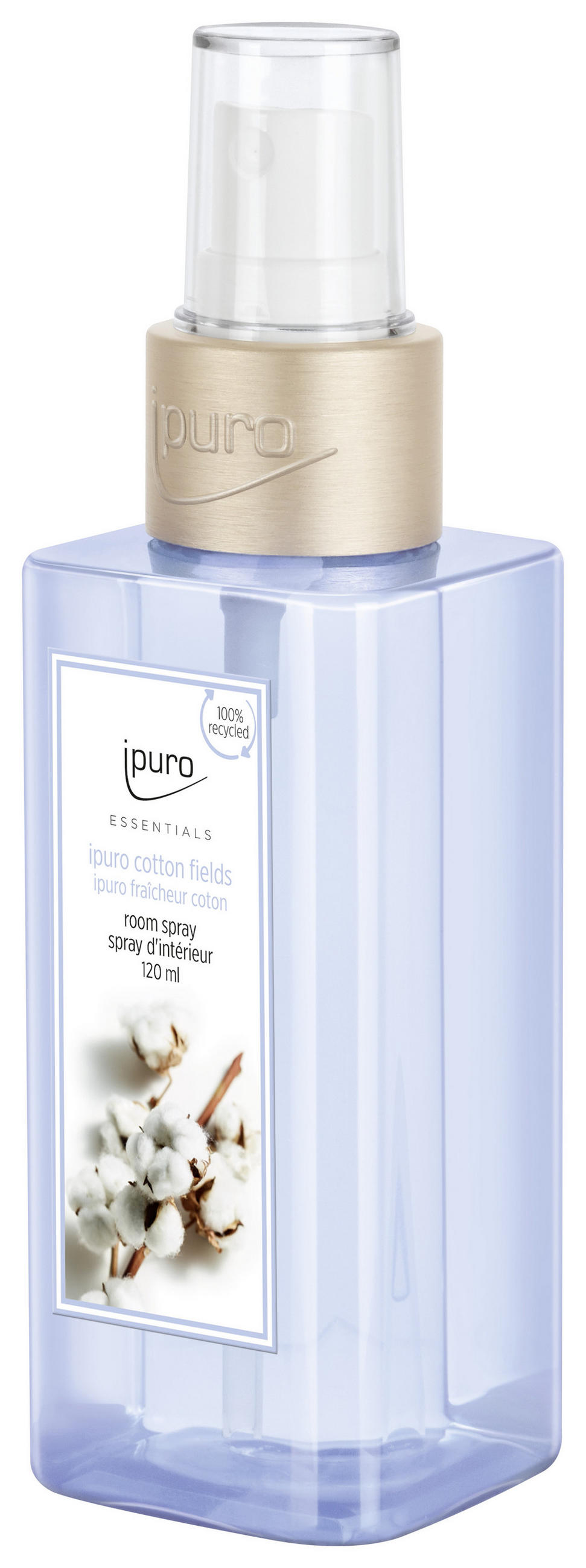 SPREJ ZA PROSTOR Essentials Cotton Fields  - lila, Basics, umetna masa (120ml) - Ipuro