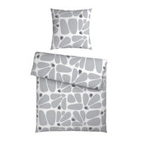 BETTWÄSCHE Renforcé 155/220 cm  - Grau, Textil (155/220cm) - Esposa