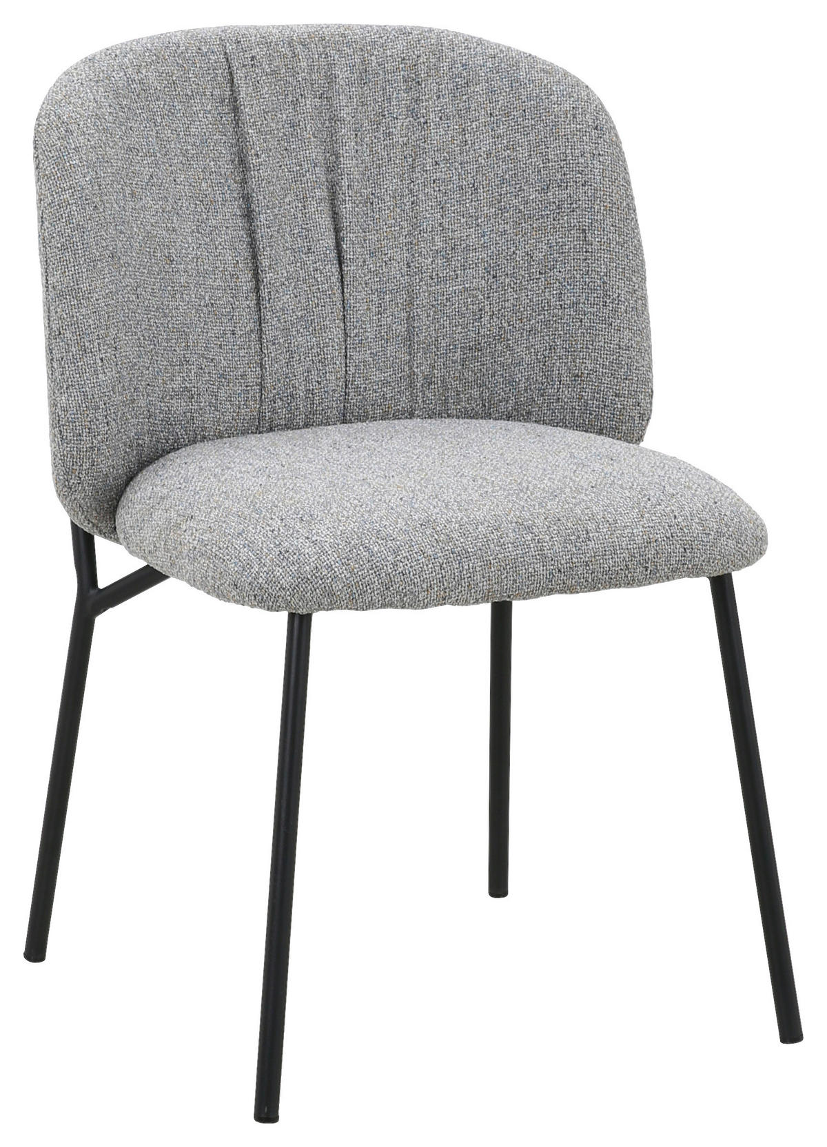 STOL   vävt tyg  - ljusgrå/svart, Modern, metall/textil (48/79/59cm) - Carryhome