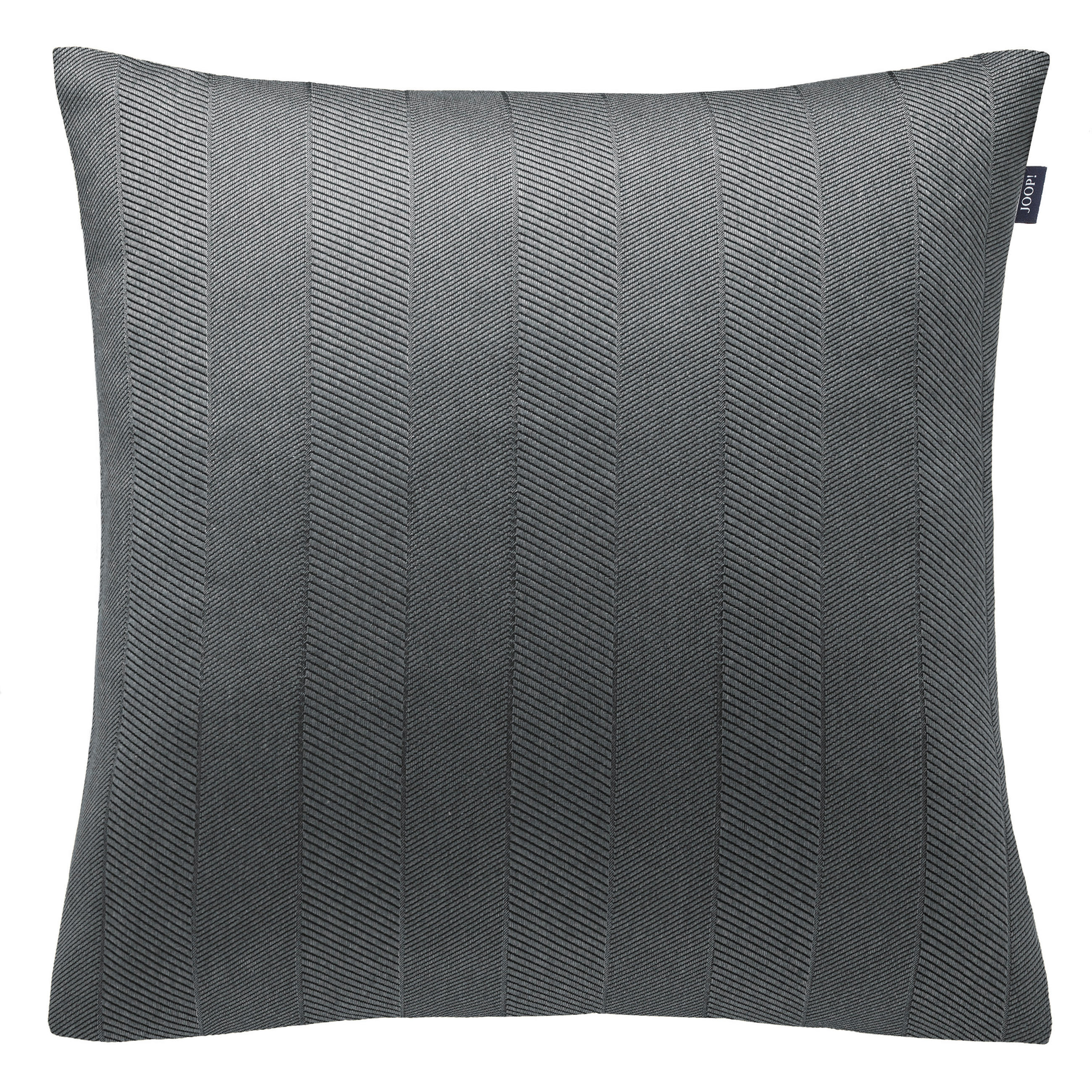 KISSENHÜLLE Row 50/50 cm  - Dunkelgrau/Anthrazit, Design, Textil (50/50cm) - Joop!