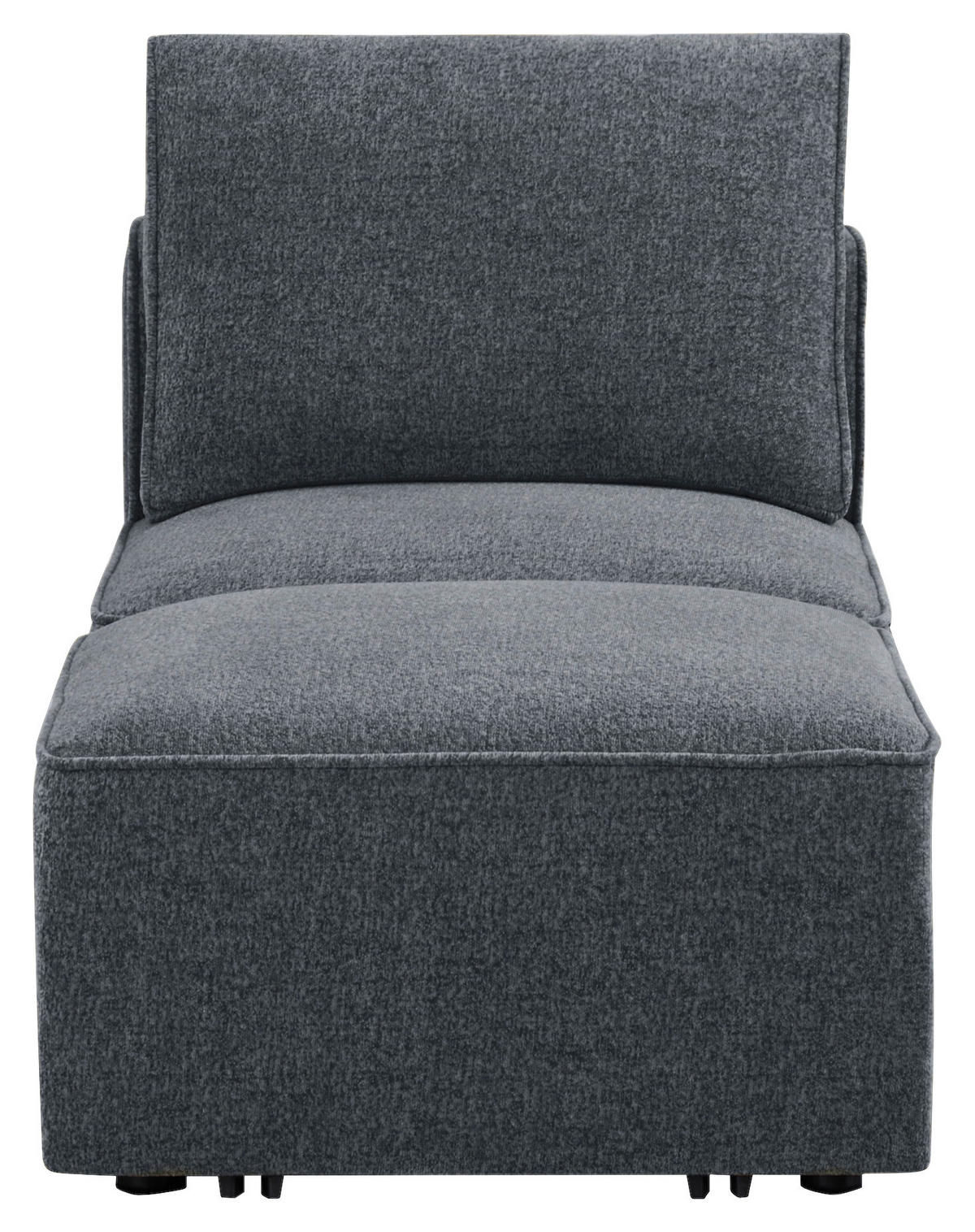 SOFA drvo, plastika, tekstil  tamno siva    - tamno siva/crna, Design, drvo/tekstil (230,5/65/90cm) - Livetastic