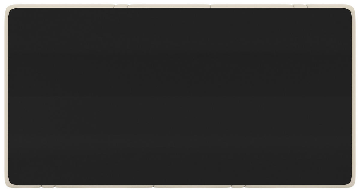 POLSTERBETT 180/200 cm,  in Beige, gepolstertes Kopfteil, Lattenrost, Bettkasten,  - Beige/Schwarz, Design, Holz/Kunststoff (180/200cm) - Chameo