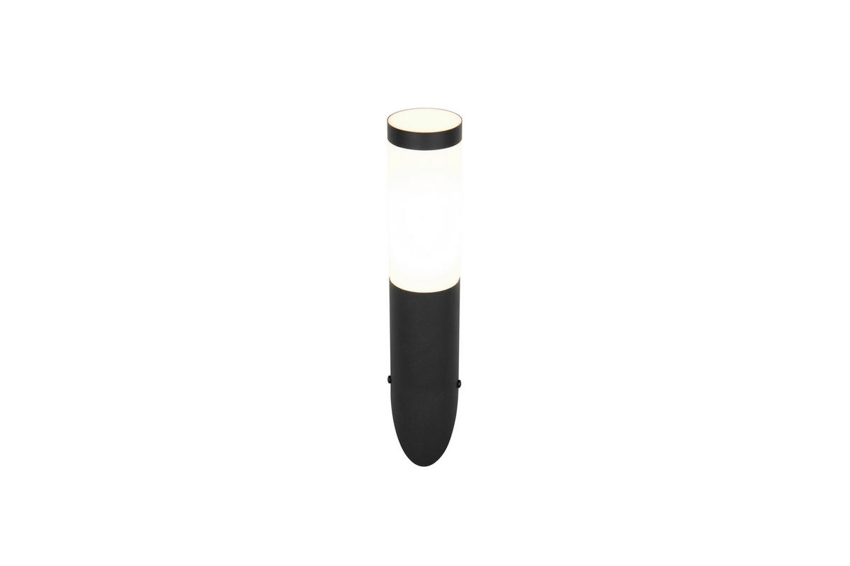 VÄGGLAMPA FÖR UTOMHUS - vit/svart, Design, metall/plast (7,5/17/39cm) - Trio Leuchten