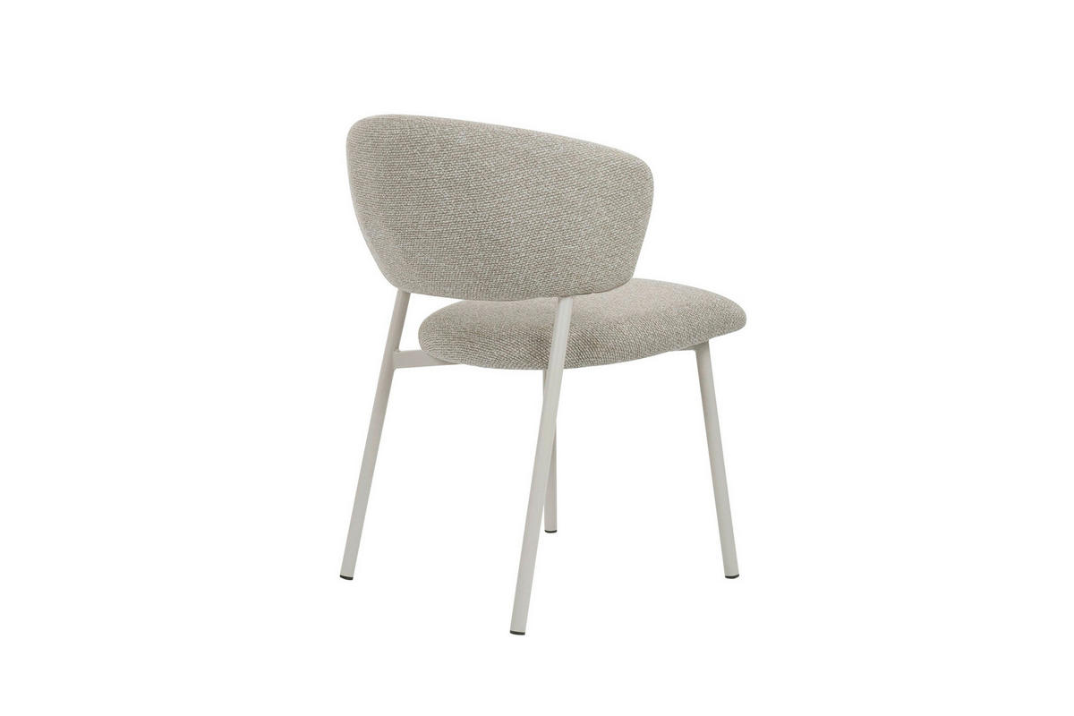 STUHL-SET 2 Stück  Webstoff  Beige  - Beige, MODERN, Textil/Metall (51/82/62cm) - MID.YOU