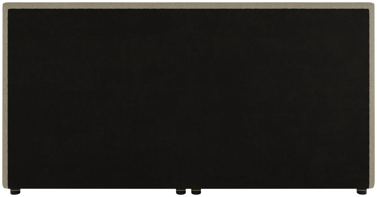 BOXSPRINGBETT 180/200 cm  in Beige  - Beige/Schwarz, MODERN, Karton/Holz (180/200cm) - MID.YOU