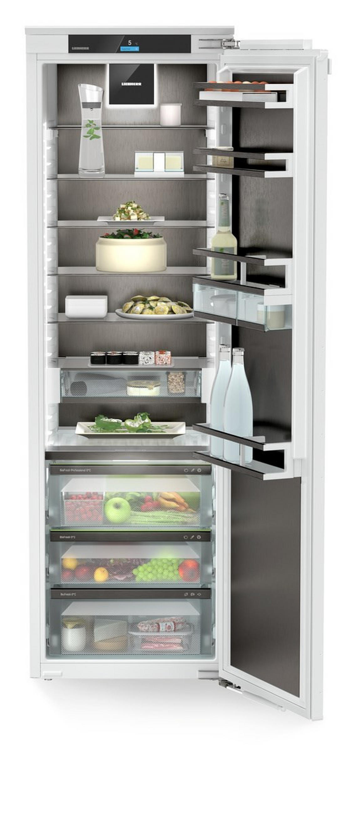 KÜHLSCHRANK 56-57/177-178,8/55 cm IRBBSCI5170  - Edelstahlfarben, Basics, Kunststoff/Metall (56-57/177-178,8/55cm) - Liebherr