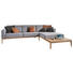 WOHNLANDSCHAFT in Textil Grau - Eichefarben/Grau, LIFESTYLE, Holz/Textil (295/221cm) - Ada Austria WOHNLANDSCHAFT in Textil Grau - Eichefarben/Grau, LIFESTYLE, Holz/Textil (295/221cm) - Ada Austria