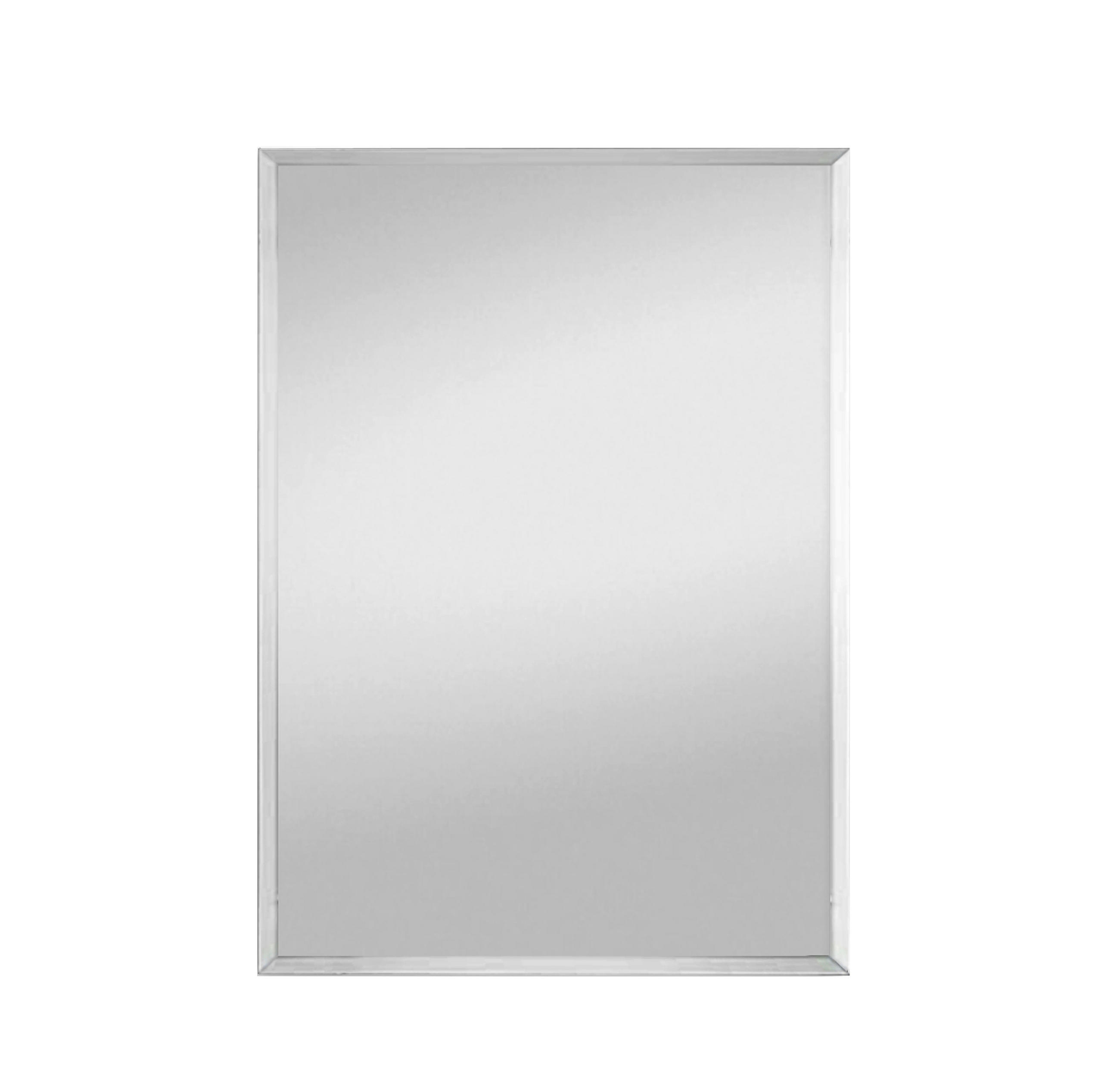SPIEGEL 40/60/0,4 cm    in rechteckig  - Silberfarben, Trend, Glas (40/60/0,4cm) - Boxxx