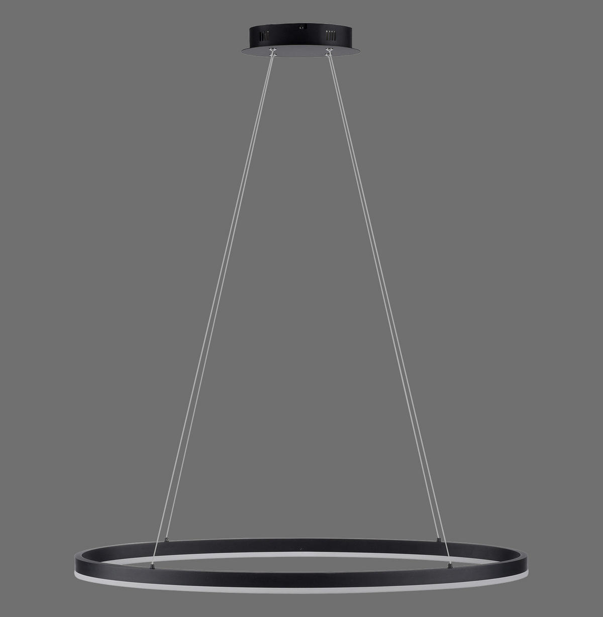LED-HÄNGELEUCHTE Titus 80/39/120 cm   - Anthrazit, Design, Kunststoff/Metall (80/39/120cm) - Paul Neuhaus